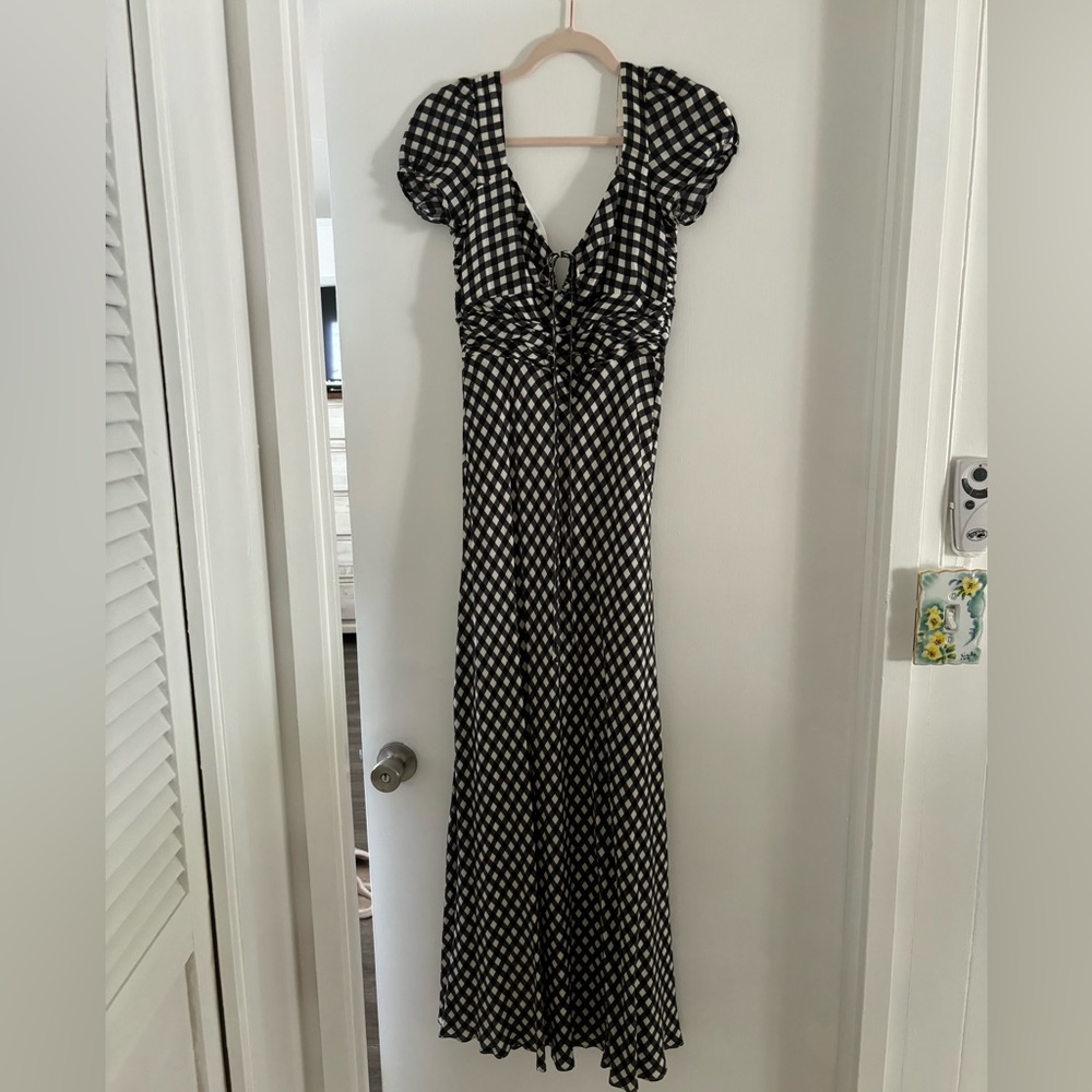 Absolutely Stunning JCREW Collection Gingham Dress 00 NWT